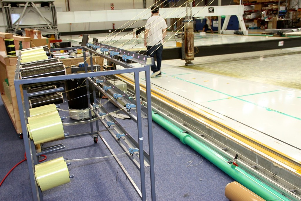 Laminating plant - Doyle Sails, Auckland © Richard Gladwell www.photosport.co.nz